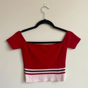 Blue Blush, Medium, Red